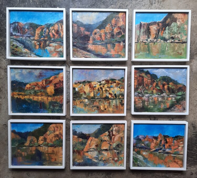 Marcelo Grau: El paisaje como clínica de arte y color “Fui dándole forma a cada rincón que me despertó esa inquietud o sentimiento de dejarlo plasmado en un lienzo”, expresó Grau.