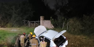 El siniestro ocurrió a la altura del kilómetro 7 de la Ruta E-53.
