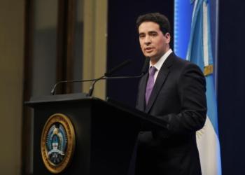 El vocero presidencial, Adrián Ravier.