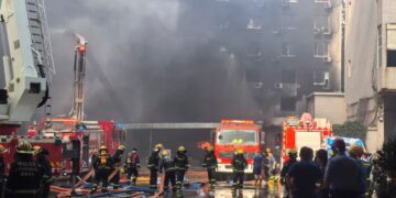 Al menos 28 personas murieron en un incendio en una fábrica de zapatos en China