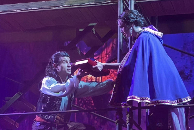 Aladín y la princesa Hanah se cruzan por primera vez entre los puestos del mercado, uniendo sus legados a través de un antiguo libro que cambiará el destino de su ciudad.