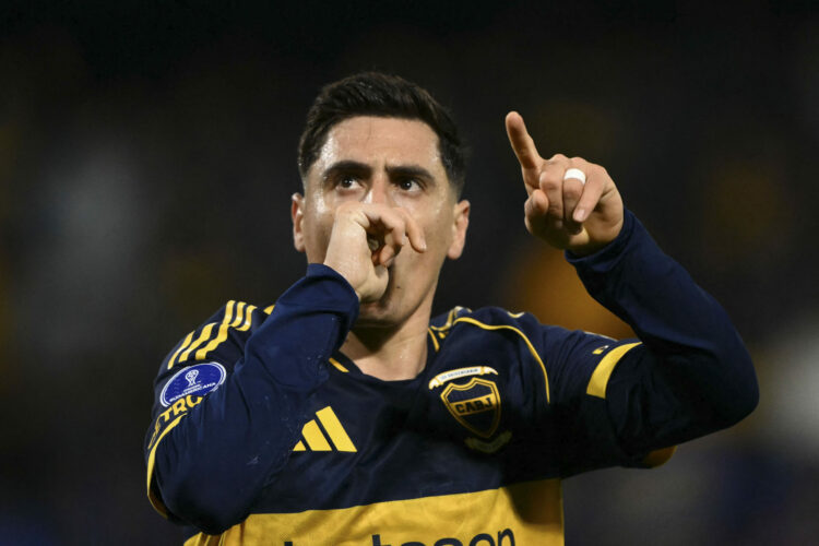 El uruguayo Miguel Merentiel marcó el único tanto en el primer encuentro de la serie.