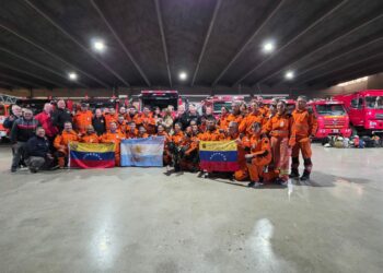 La brigada cordobesa volvió al país tras su misión humanitaria en Venezuela