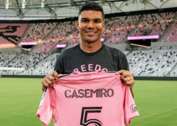 Casemiro fue presentado en el Inter Miami de Lionel Messi