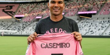 Casemiro fue presentado en el Inter Miami de Lionel Messi