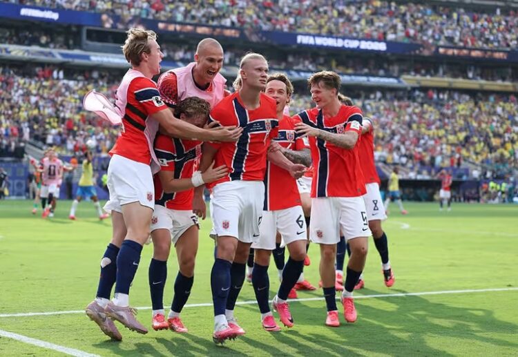 Con un Haaland intratable, Noruega derrotó a Brasil en un partidazo y avanzó a los cuartos de final