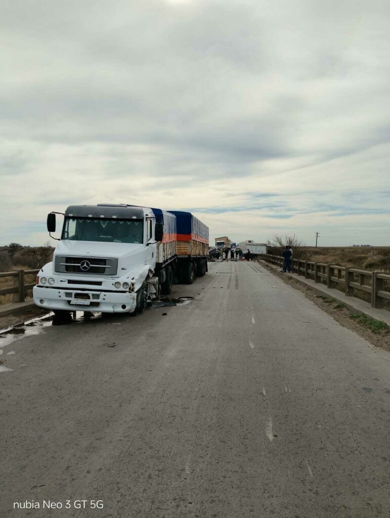Dos muertos en un choque múltiple en el sur provincial Dos muertos en un choque múltiple en el sur provincial