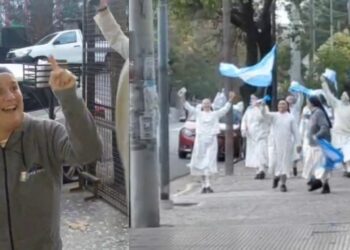 El festejo más tierno: monjas de Alta Córdoba celebraron el pase de Argentina a la final