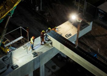 El montaje de las estructuras se realizará desde esta noche a partir de las 22 horas.