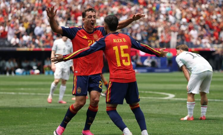 España domina a Austria y le gana 2-0 en los 16avos de final España domina a Austria y le gana 2-0 en los 16avos de final