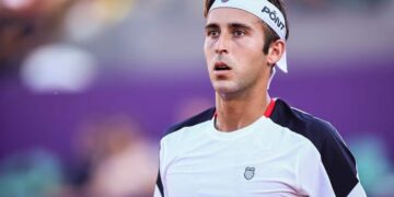 Etcheverry no pudo hacer pie ante Nakashima y quedó eliminado del ATP 500 de Washngton