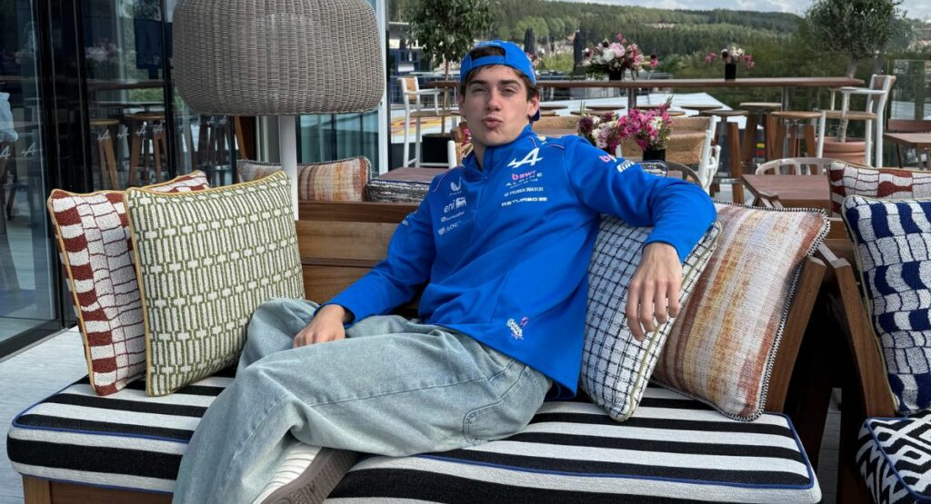 Franco Colapinto vía @AlpineF1Team.