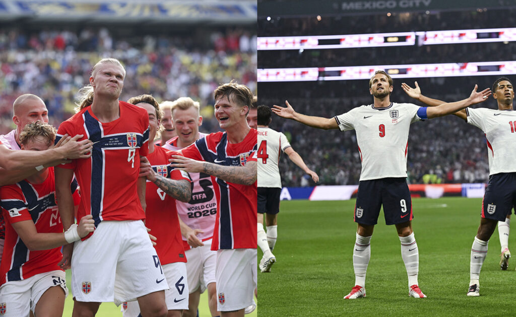 Desde las 18, el gran duelo de los 9: Harry Kane vs. Erling Haaland Inglaterra y Noruega se enfrentan en un gran duelo de cuartos de final.