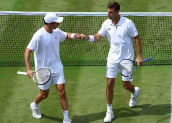 Horacio Zeballos debutó con un triunfo en el cuadro de dobles de Wimbledon