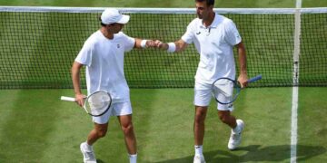Horacio Zeballos debutó con un triunfo en el cuadro de dobles de Wimbledon