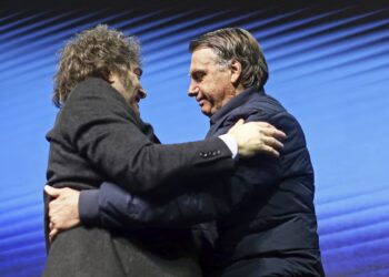 Javier Milei y Jair Bolsonaro.