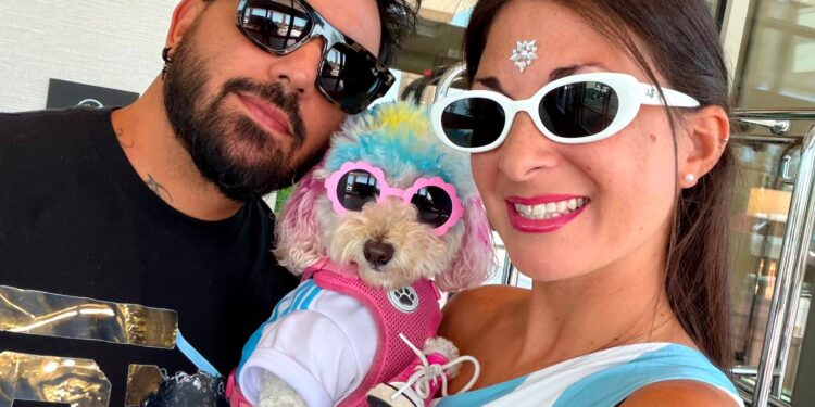 De Córdoba al mundo: la caniche «Brigitte» que se volvió tendencia en el Mundial