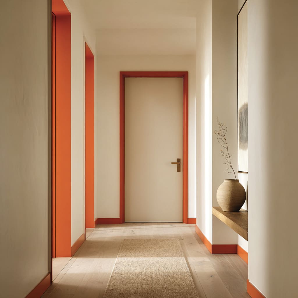 Cuando el color entra por la puerta La pintura es un recurso simple, versátil y económico.