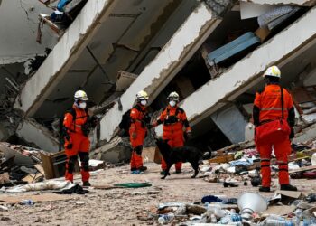Los rescatistas cordobeses ya operan en La Guaira.