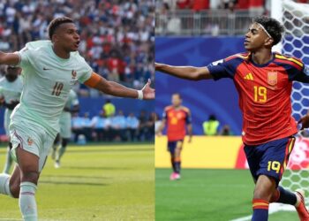 Mbappé y Yamal, las grandes figuras de Francia y España.
