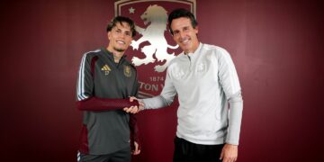 Presentaron a Alejandro Garnacho en el Aston Villa: jugará con dos argentinos Presentaron a Alejandro Garnacho en el Aston Villa: jugará con dos argentinos