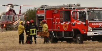 Rescataron los cuerpos de las víctimas de la tragedia aérea
