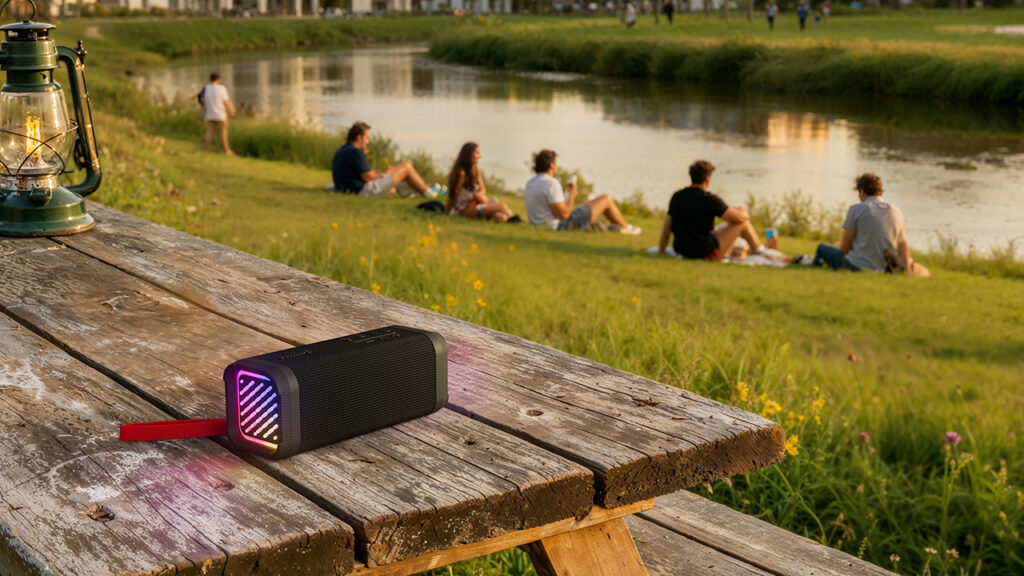 El clásico parlante Bluetooth que combina potencia y portabilidad: TAS2000B.