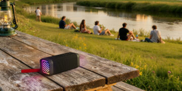 El clásico parlante Bluetooth que combina potencia y portabilidad: TAS2000B.