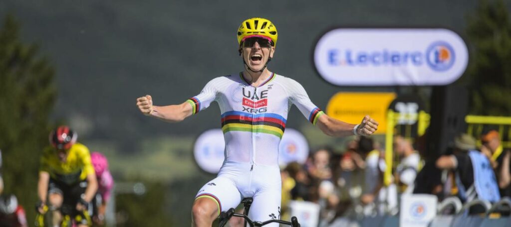 Tadej Pogacar se quedó con la primera etapa de montaña en el Tour de Francia 2026