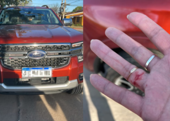Una automovilista se enfureció por una multa de velocidad y arrastró a una policía Una automovilista se enfureció por una multa de velocidad y arrastró a una policía