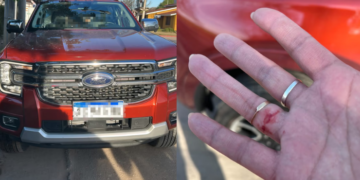 Una automovilista se enfureció por una multa de velocidad y arrastró a una policía Una automovilista se enfureció por una multa de velocidad y arrastró a una policía