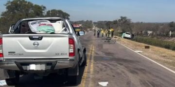 Una niña y un hombre murieron en un siniestro vial en Las Peñas