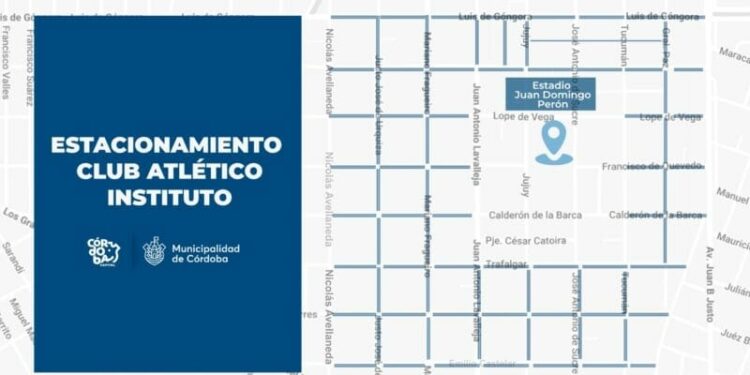 El nuevo Sistema de Estacionamiento Medido comenzará a funcionar este miércoles en el entorno del estadio de Instituto durante el partido ante Platense, con pago exclusivamente digital y un operativo especial de tránsito y seguridad.
