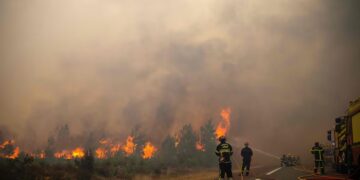 Ya hay más de 300.000 evacuados en Francia y España por los incendios forestales