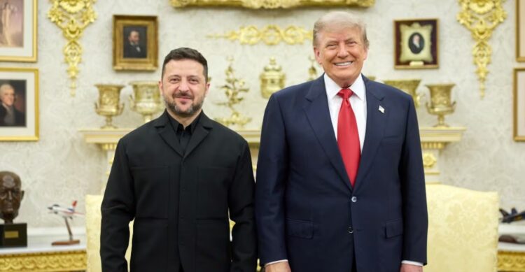 El presidente ucraniano dijo que ambos mantuvieron una “buena reunión”.