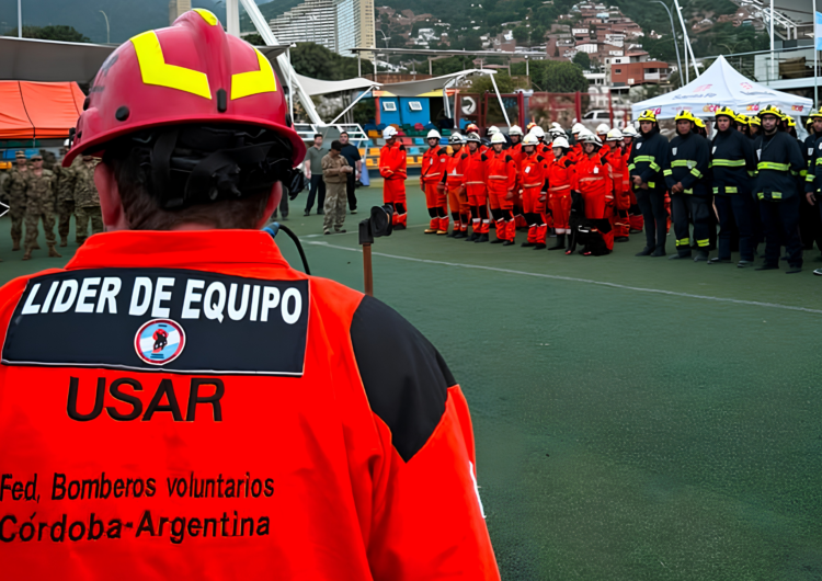 Bomberos de Córdoba denuncian que la Nación debe más de $59.000 millones Brigadistas cordobeses participaron de una misión internacional de rescate en Venezuela.