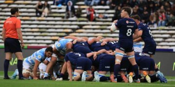 Los Pumas se enfrentaron a Escocia en el Mario Alberto Kempes.
