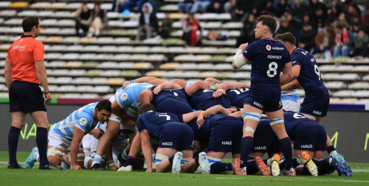 Los Pumas se enfrentaron a Escocia en el Mario Alberto Kempes.