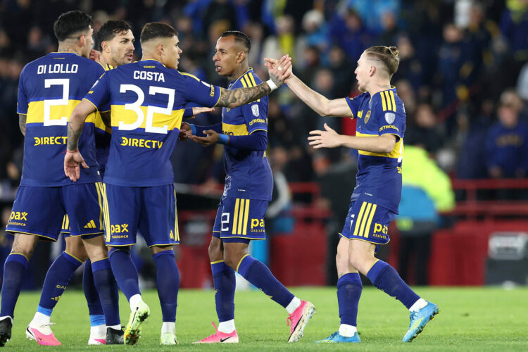 Boca comenzó perdiendo, lo dio vuelta y se floreó ante Deportivo Recoleta NOTICIAS ARGENTINAS BAIRES, AGOSTO 11: Boca lo dio vuelta como local y gana 3 a 1 con Recoleta de Paraguay a mitad del segundo tiempo que disputan esta noche, por la ida de los octavos de final de la Copa Sudamericana 2026.FOTO NA: @Sudamericana