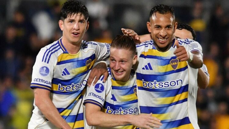Boca paseó en Paraguay y pasó a los cuartos de final de la Copa Sudamericana