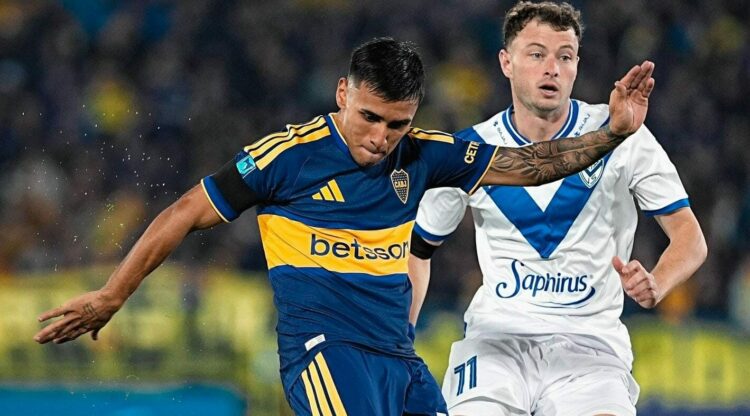 Boca y Vélez repartieron puntos en un partido de ida y vuelta