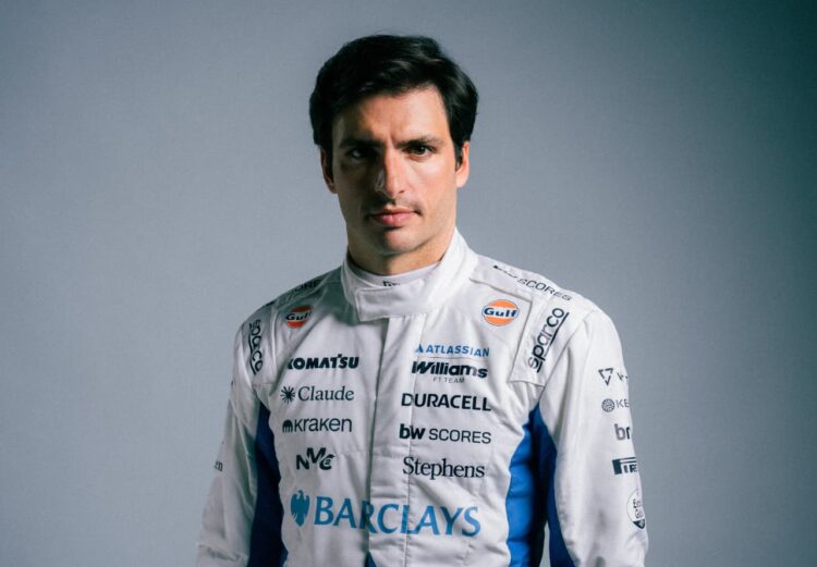 Carlos Sainz renovó con Williams: el guiño para Colapinto El piloto español Carlos Sainz Jr.