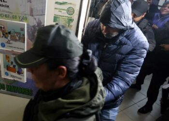 Fernando Cerimedo está detenido, acusado de ordenar el asesinato de Nadia Beller. Foto: Reuters.