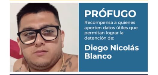Ofrecen $10 millones por datos de un prófugo por narcotráfico, secuestro y homicidio Diego Nicolás Blanco, alias “Nico” o “Pipo”