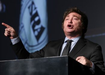 El presidente Milei, en gira internacional.