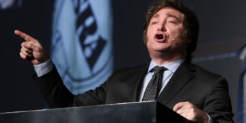 Javier Milei inicia su agenda en Ecuador y luego visita Colombia El presidente Milei, en gira internacional.