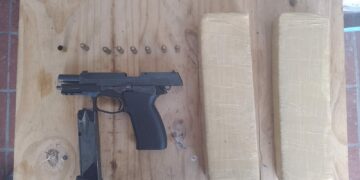 Una mujer fue detenida tras amenazar con un arma desde un auto Una mujer fue detenida tras amenazar con un arma desde un auto