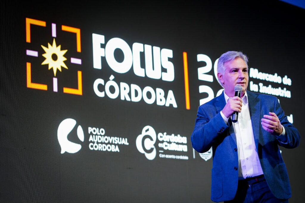 Llaryora llamó a proyectar la industria audiovisual cordobesa al mundo