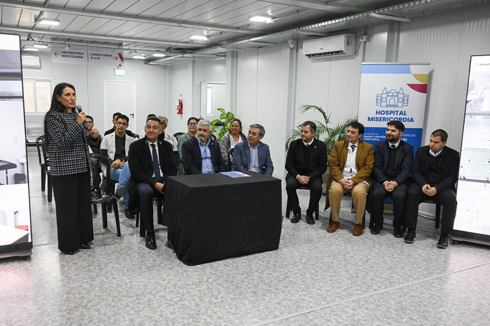 La Provincia inauguró un nuevo bloque modular en el Hospital Misericordia La Provincia inauguró un nuevo bloque modular en el Hospital Misericordia