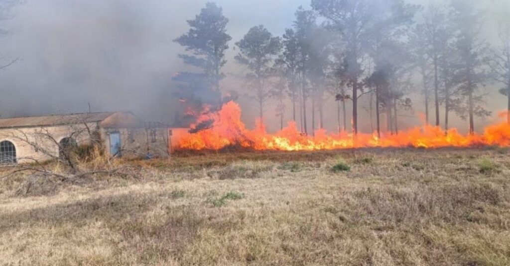 Incendio en Yacanto. Foto: Policía de Córdoba